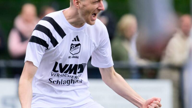 Zwei Tore in Unterzahl: 5:0 – SV Budberg lässt Derbypleite vergessen
