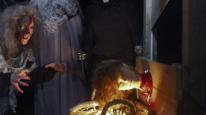 Halloween-Party mit Gruselparcours in Sonsbeck: Wer hier lebend rauskommt, hat Grund zum Feiern
