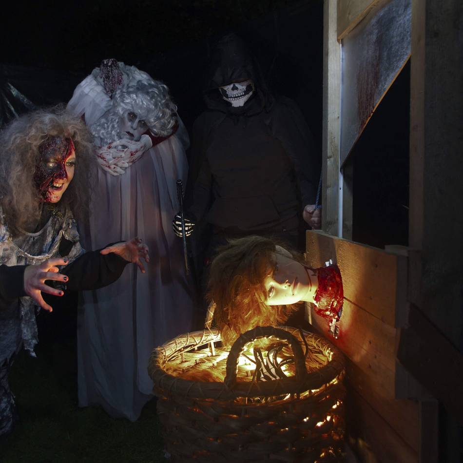 Halloween-Party mit Gruselparcours in Sonsbeck: Wer hier lebend rauskommt, hat Grund zum Feiern
