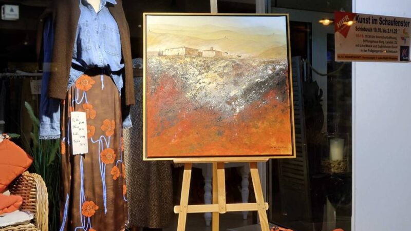 32. Auflage der Aktion: 100 Kunstwerke in 30 Schlebuscher Schaufenstern