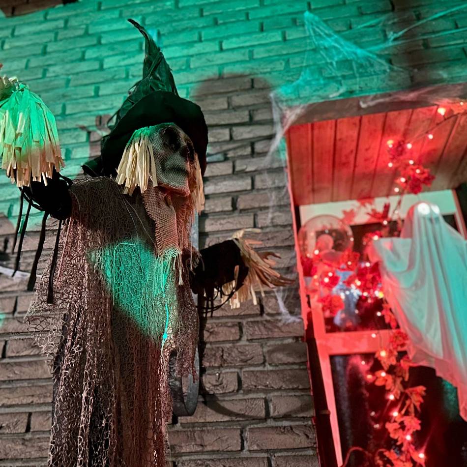 Von Spinnen und „Live-Erschreckern“: In diesem Grevenbroicher Garten wird Halloween zur Mutprobe