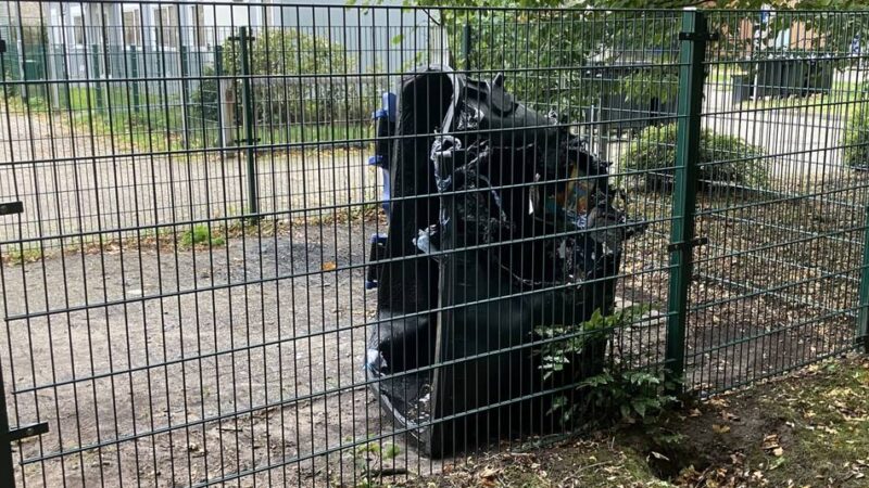 Mülltonne an Grundschule abgebrannt: Knallgeräusche schrecken Kaarster auf – Böllerei im Stadtpark