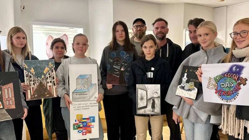 Novemberpogrome 1938: Schüler setzen Zeichen gegen das Vergessen – Mahnwache und Ausstellung