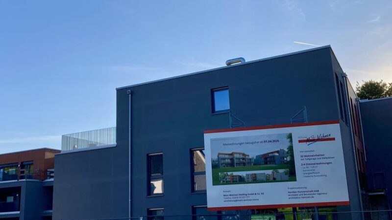 Ehemaliges Bofrost-Gelände: 32 Mietwohnungen in Issum stehen kurz vor der Vermarktung