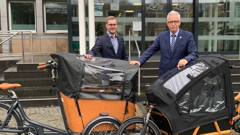 Förderprogramm des Kreises Mettmann: Noch bis Jahresende: Kreis Mettmann fördert E-Lastenräder für Privatpersonen