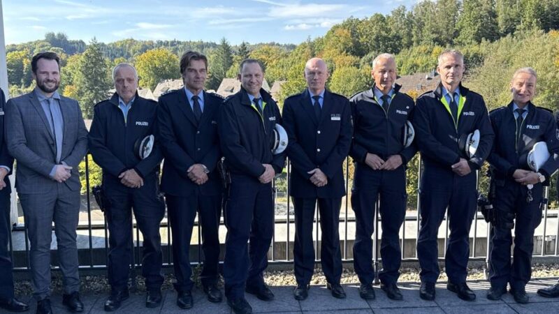 Oberbergische Polizei: Neue Polizeibeamte für Rade und Hückeswagen