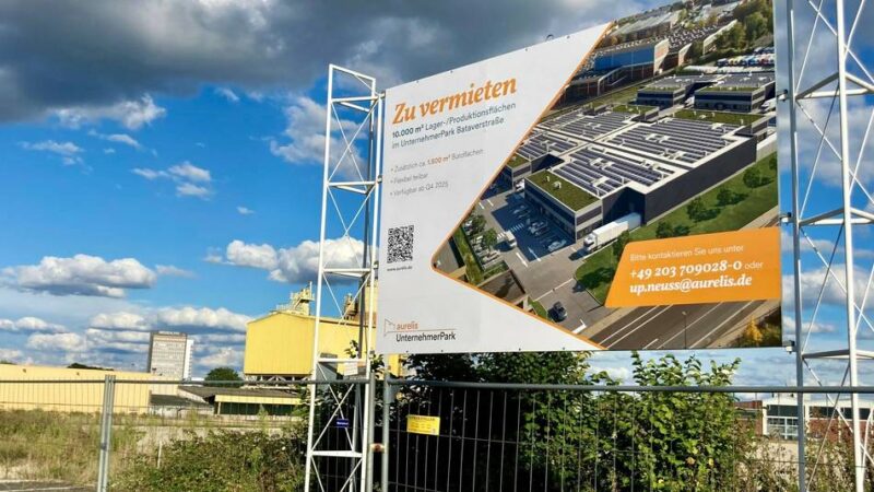 12.000 Quadratmeter Hallen- und Bürofläche: Bau von Unternehmerpark in Neuss gestartet