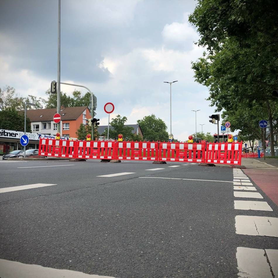 Verkehrsbehinderung in Neuss: Bergheimer Straße wird mehrfach kurzzeitig gesperrt