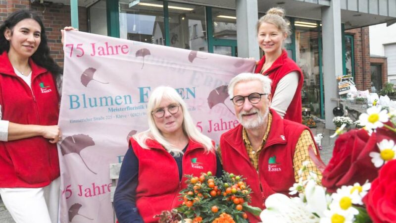 Ebben in Kellen wird 75 Jahre alt: „Blumen sollen heutzutage wild, natürlich und romantisch wirken“