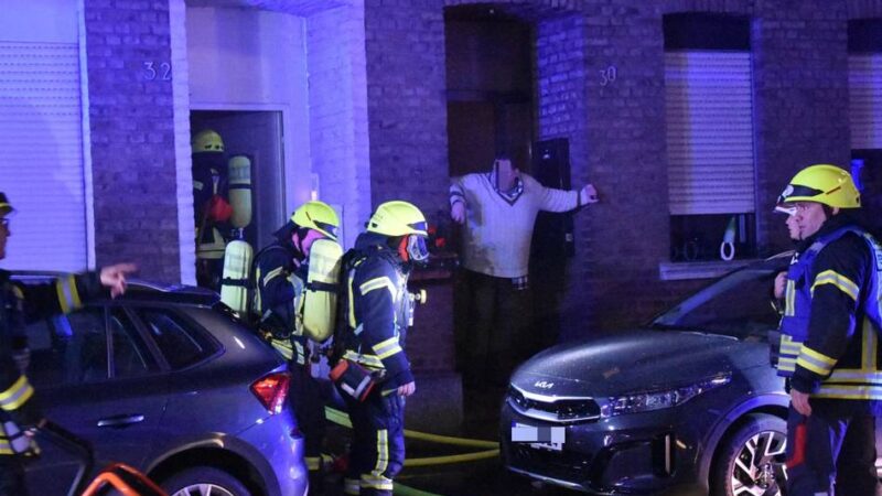 Brand in Mönchengladbach: Feuer an der Hardenbergstraße
