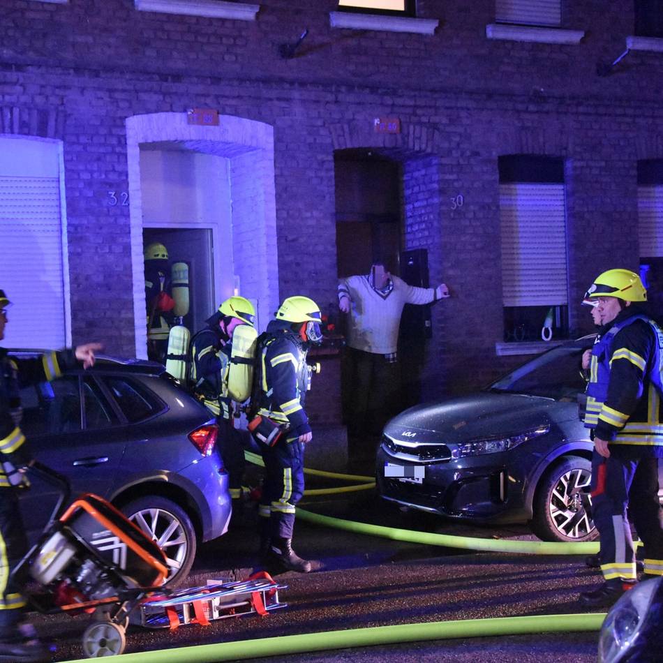 Brand in Mönchengladbach: Feuer an der Hardenbergstraße