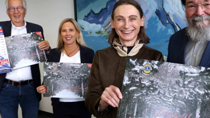 Für soziale Zwecke in Leverkusen: Lions Clubs stellen Adventskalender 2025 vor