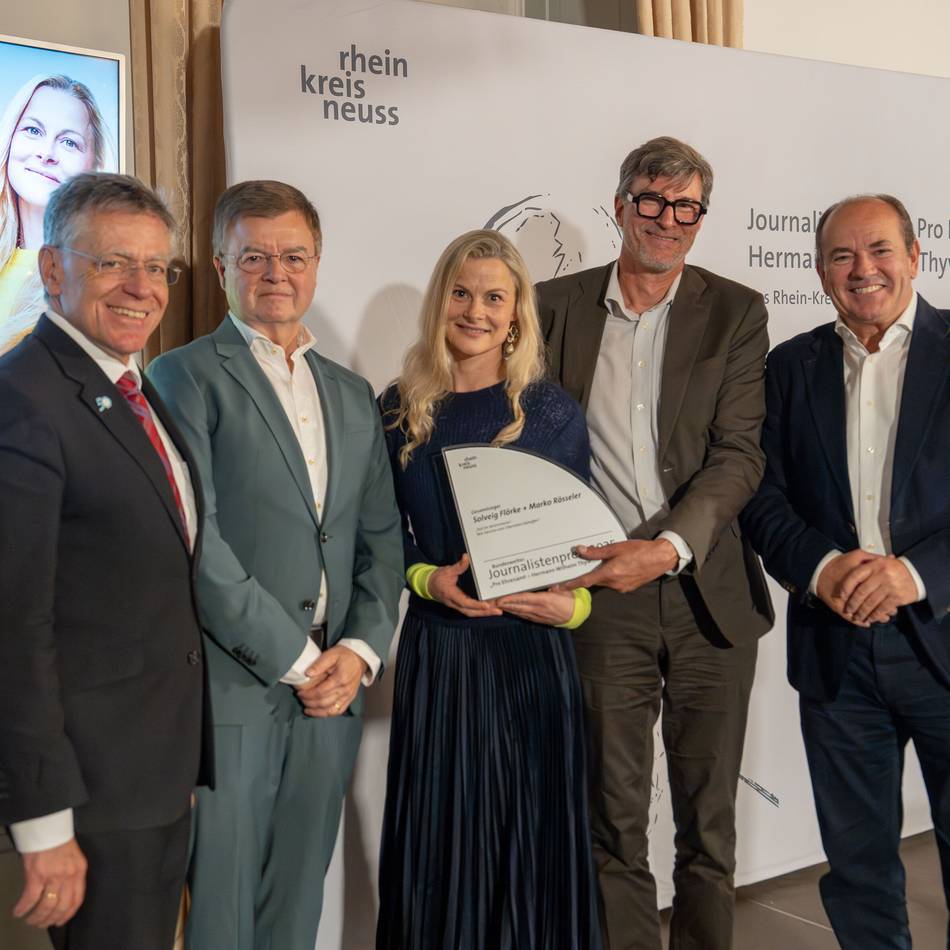 Journalistenpreis in Jüchen verliehen: Rhein-Kreis zeichnet „Mutmacher zum Mitmachen“ aus