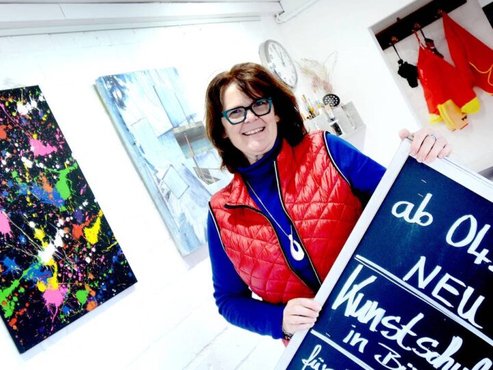 Kunstschule eröffnet in Büttgen : „Für mich bedeutet Kunst, das Leben bunter zu machen“