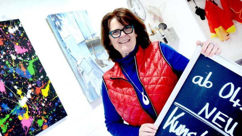 Kunstschule eröffnet in Büttgen : „Für mich bedeutet Kunst, das Leben bunter zu machen“