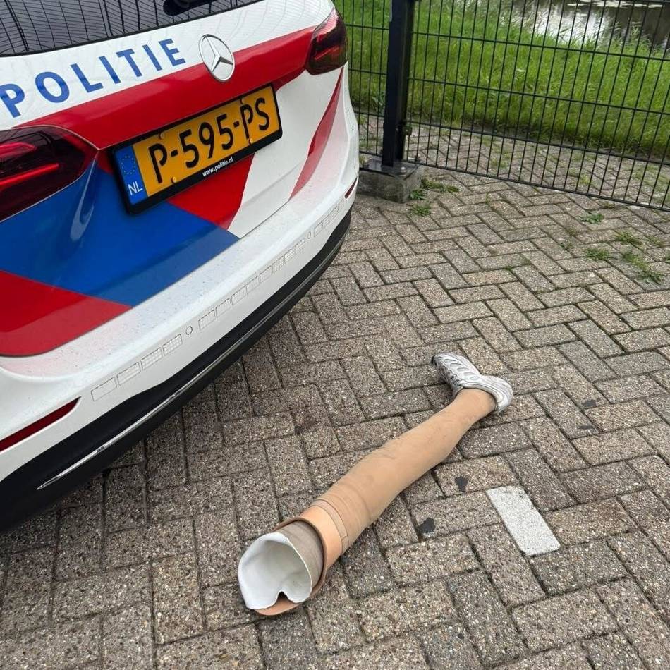 Kurioser Fall für die Polizei: Ladendieb verliert in den Niederlanden auf der Flucht ein Bein