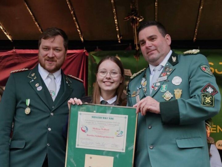 Schützenbruderschaft St. Helena: Melissa Wilbert aus Xanten ist neue Bundesschülerprinzessin