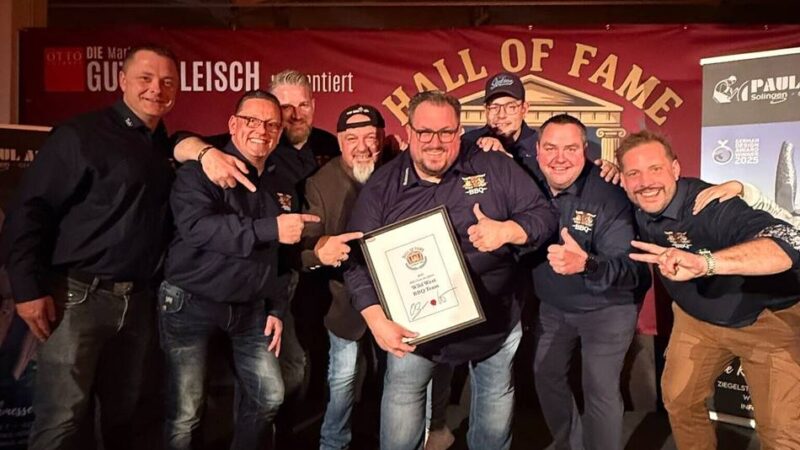 Bestes Team des Jahres: Nettetaler Grillteam zieht in Hall of Fame des Barbecue ein
