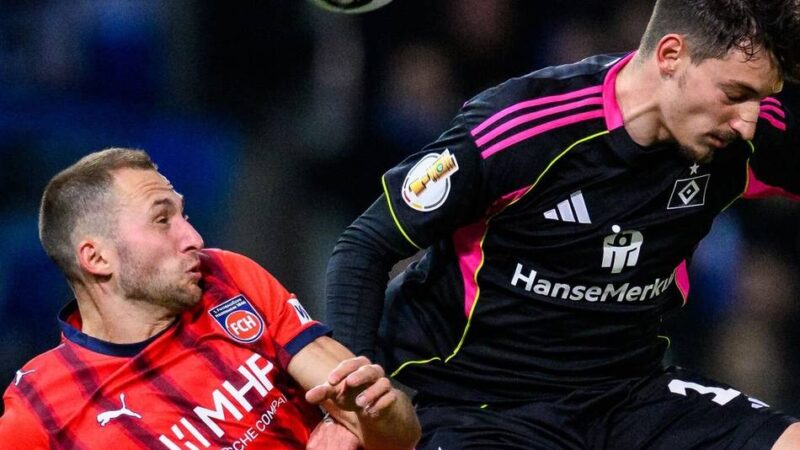 DFB-Pokal kompakt: Hamburger SV haut Heidenheim spät raus – Kiel schockt Wolfsburg