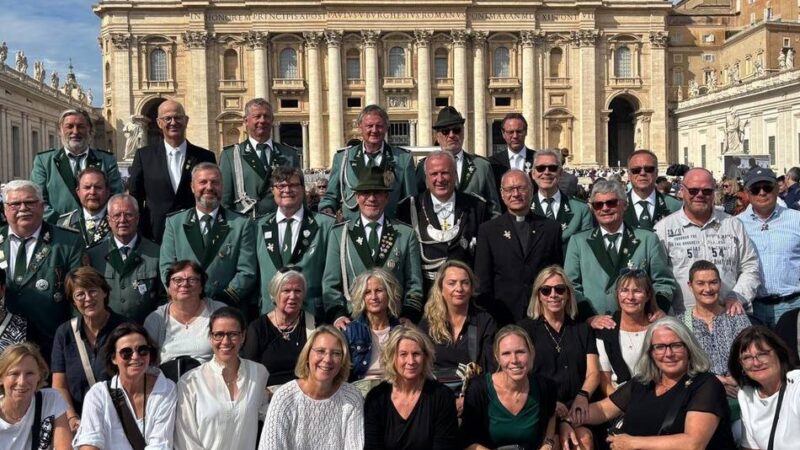 Schützen aus Korschenbroich: Messe mit dem Papst und Generalaudienz in Rom erlebt
