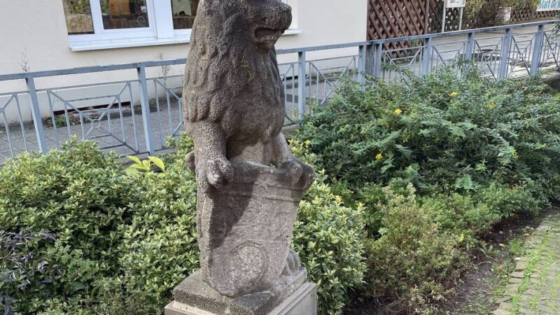 Ratinger Wappentier: Der alte Löwe hat einen neuen Platz gefunden
