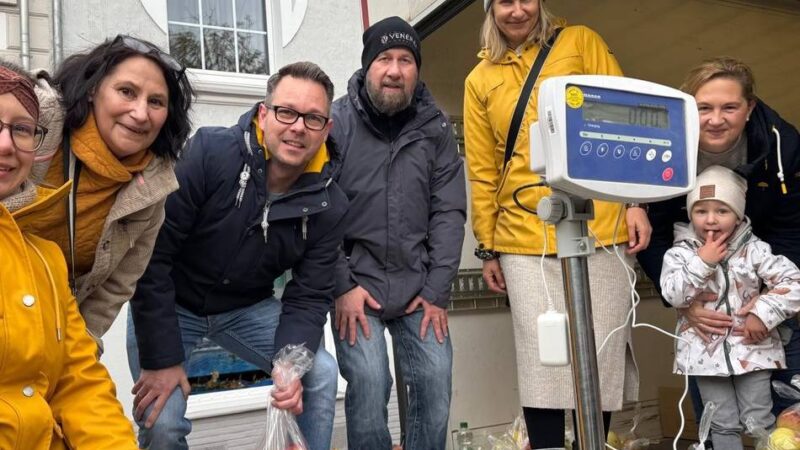 Am Sonntag in Rheinberg: Mehrere Tonnen Kastanien gesammelt