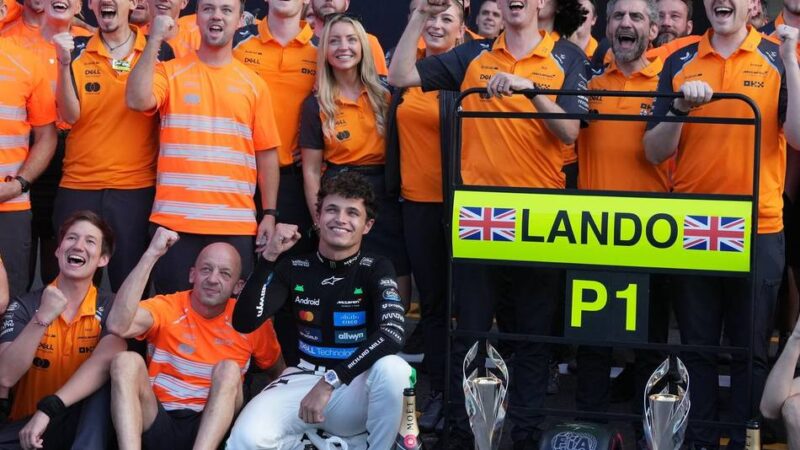 Spannung in der Formel 1: Norris wieder WM-Führender im Endspurt – Piastri und Verstappen lauern
