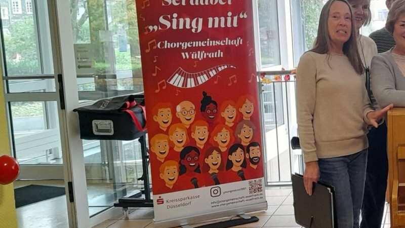 Aktion: Mit Straßenmusik auf direktem Weg in die Herzen der Wülfrather