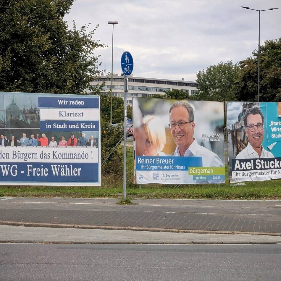 Nach der Kommunalwahl in Neuss: Wer kümmert sich jetzt eigentlich um die Wahlplakate?
