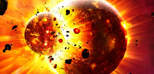 Mond Entstehung: Erde kollidierte mit Nachbarplanet Theia aus dem inneren Sonnensystem