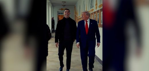 USA: Cristiano Ronaldo und Donald Trump im viralen Social-Media-Post