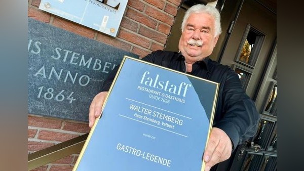 Auszeichnung für ein Lebenswerk: Walter Stemberg aus Velbert ist Gastro-Legende