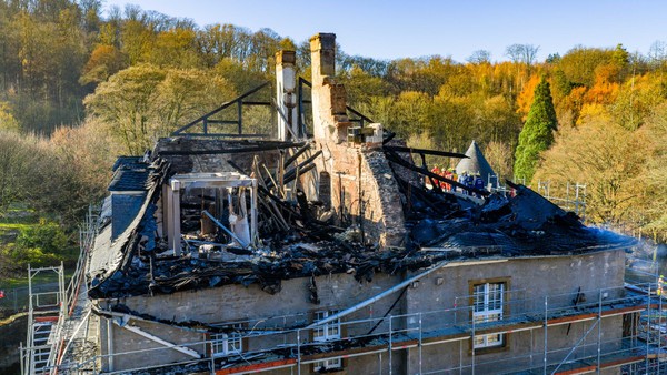 Schloss Hardenberg: Spendenkonto zum Wiederaufbau eingerichtet