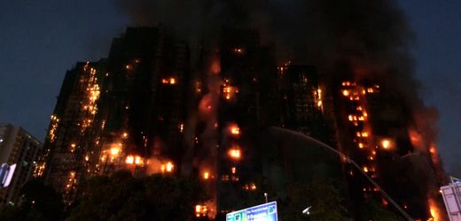 Hongkong: Video zeigt Ausmaß der Flammen