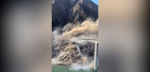 China: Hongqi-Brücke stürzt nach Erdrutsch ein – nur wenige Monate nach Fertigstellung