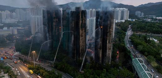Hongkong-Brand: »Für keine Feuerwehr der Welt beherrschbar«