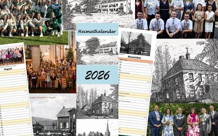 Lokaler Start in das Jahr 2026: Geschichtsgruppe Winnekendonk bringt neuen Heimatkalender raus