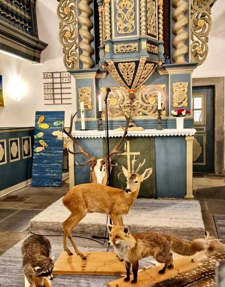 Radevormwalder Ortschaft Remlingrade: Hubertus-Gottesdienst in der historischen Dorfkirche