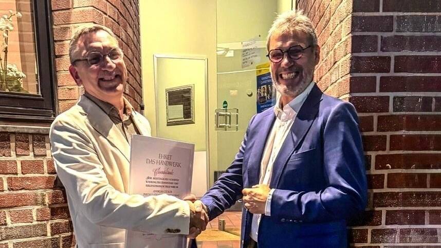 Ehrung für Betrieb aus Nettetal: Jubiläum im Sanitär- und Heizungshandwerk