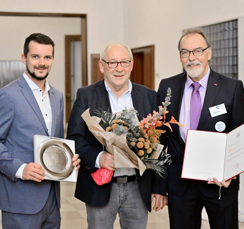 Krefeld ehrt Ehrenamtliche im Sport: Mit Leidenschaft für den Polizeisport – Jürgen Klaffki erhält Ehrenteller