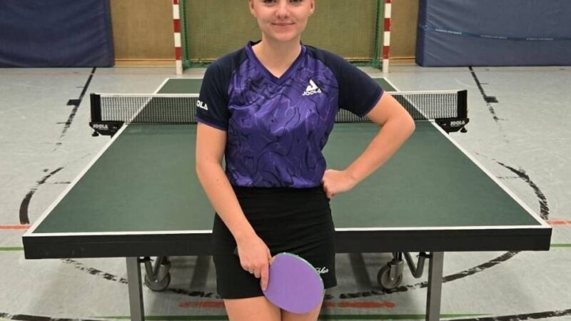 Tischtennisspielerin aus Alpen: Johanna Paul macht an der Platte den nächsten Karriereschritt