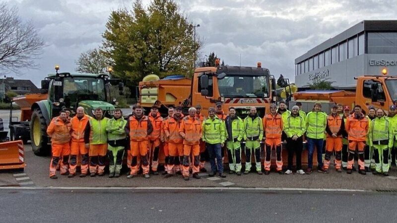 Gemeinsame Winterdienst-Einweisung: Nettetaler Bauhof macht sich bereit für den Winter