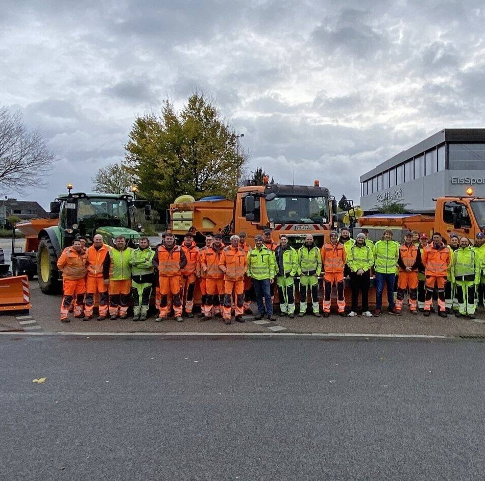Gemeinsame Winterdienst-Einweisung: Nettetaler Bauhof macht sich bereit für den Winter