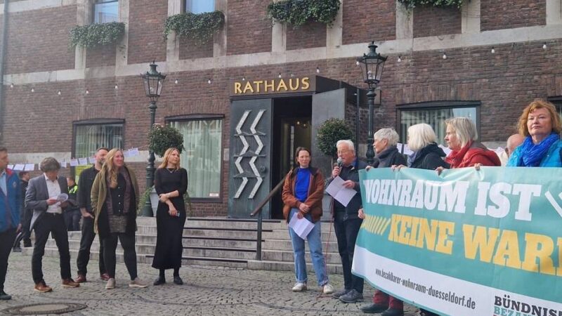 Bündnis demonstriert für Wohnungs-Wende: „Verdrängung von Mietern findet jeden Tag statt“