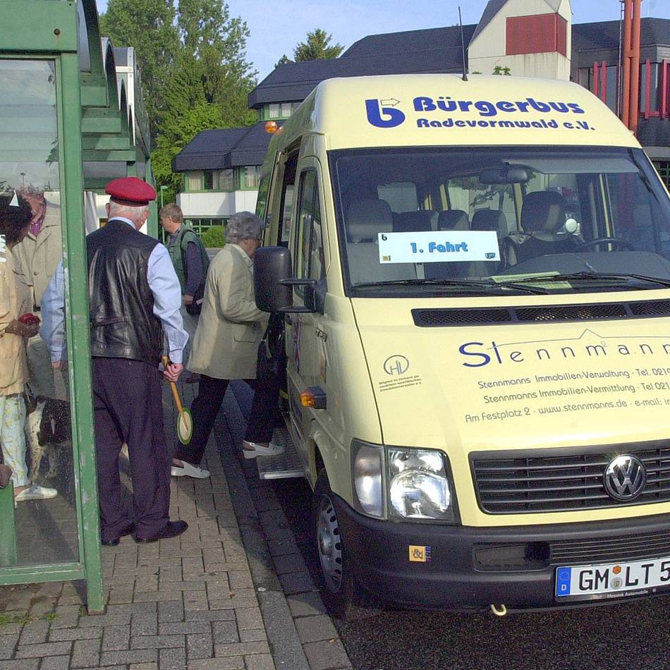 Bürgerbus-Verein in Radevormwald: Für kleines Geld durch die Stadt fahren