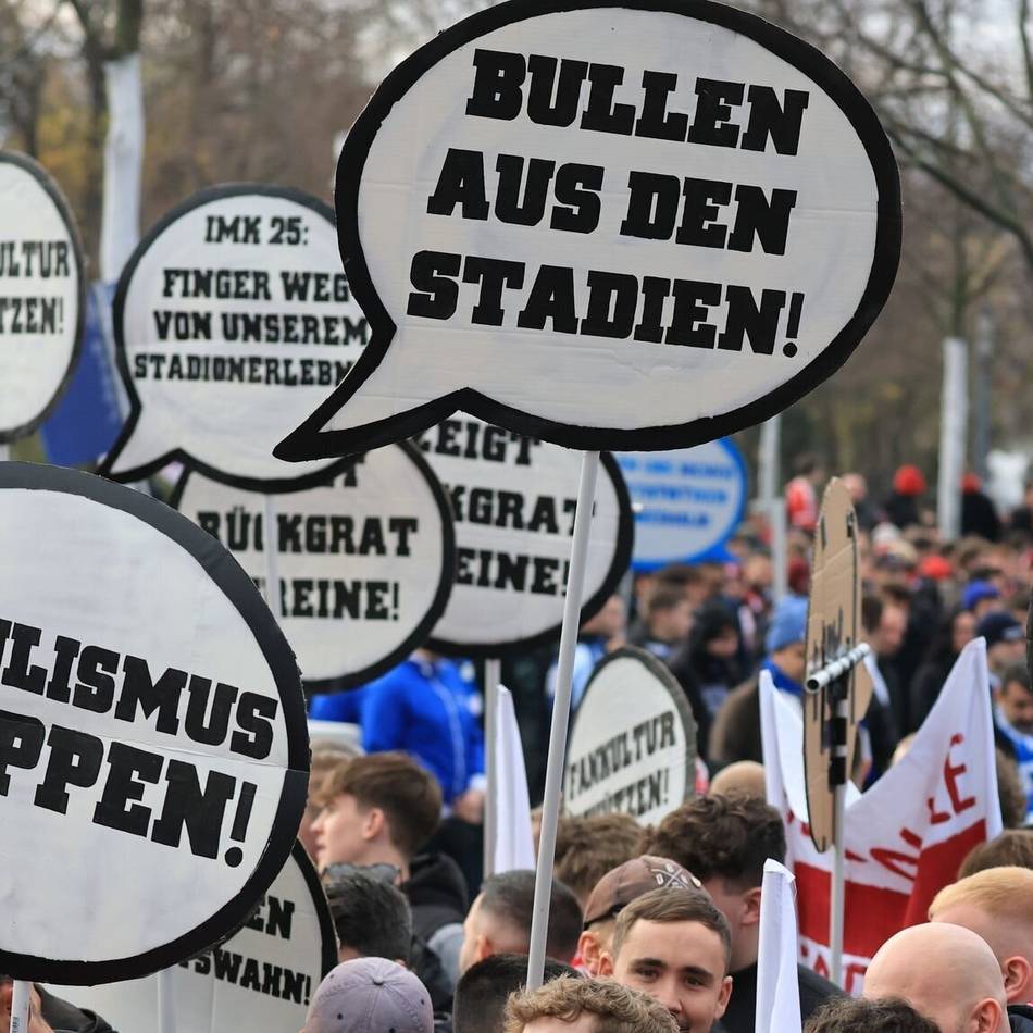 Vor dem Länderspiel in Leipzig: Tausende Fußballfans protestieren gegen Politik-Pläne – „Stadien sind sicher“