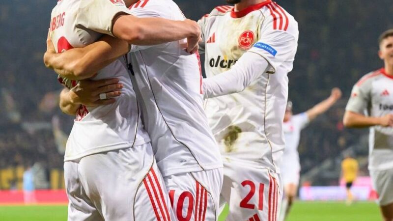 2. Bundesliga kompakt: Nürnberg bleibt zum fünften Mal in Folge ungeschlagen – Fürth trifft spät zum Sieg