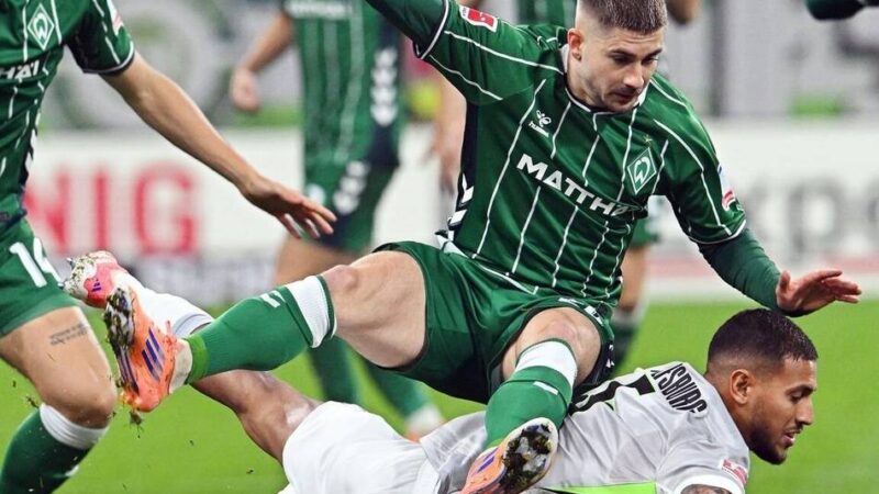 Werder-Wahnsinn in der Schlussphase: Stage köpft ein, Mbangula vollendet – Bremen entreißt Wolfsburg den Auswärtssieg