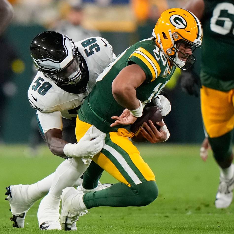 NFL: Eagles gewinnen gegen Packers: Green Bay wird durchgereicht
