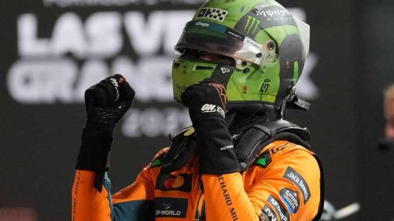 Formel 1: „Stressig wie die Hölle“ – Norris holt Pole im regnerischen Vegas